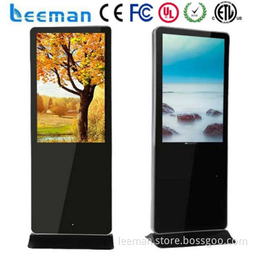 lcd usb advertising screen Leeman P4.81 SMD all in one computer vertical lcd poster